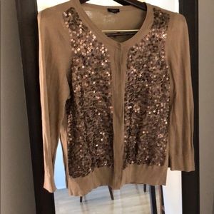 Sparkly holiday cardigan